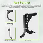 Pipe Layer Attachment And Hitch Mounted Trencher Two-in-one Set