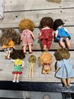 Vintage Doll Lot Of 8 Kenner Garden Gal 1976 Hong Kong Mixed Dolls