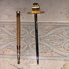 Vintage Ornate Spanish Sword Letter Opener Made In Spain With Sheath