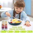 Ice Cube Trays  4 Pack   Bpa-free  Easy Release Silicone W  Rigid Frame  green 