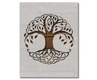 Tree Of Life Stencil Template Reusable 8 5 X 11 Inches For Painting