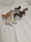 Schleich Horses And Foals Lot Of 8 Collectable 