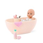 Our Generation Baby Doll Lacy   Bathtime Set Bathtub With Real Water