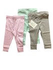 New Cloud Island 3 Pack Pants-gray pink mint - Girl s Size 6-9 Months
