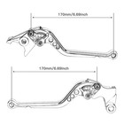 Nicecnc 170mm Length Clutch Brake Levers For Yamaha Raptor 700r   700 2008-2026