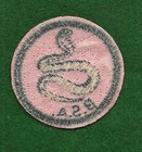 Vintage Boy Scout Patrol Red   Black Patch - Cobra - New