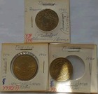 Tunisia 2 Francs Token Coin 1941   50   100 Millim 1960 Brass Coins-km 248