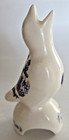 Very Rare Vtg Elegant Pie Bird   Blue   White Large Bird W willow Pattern