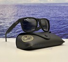 Rb4165 622 2v Ray-ban Justin Polarized Sunglasses Matte Black Grey 54mm