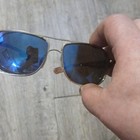 Costa Del Mar Men s Aviator Sunglasses Silver Metal Frame Blue Mirrored Glass
