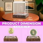 Championship Ring Display Case  Uv-protected Clear Challenge Coin
