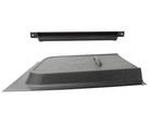 Tnitrib Rv Screen Door Slider Panel Black Plastic Parts 12  X    