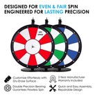 Dual And Triple Color Tabletop Dry Erase Prize Wheel     18 Inch Desktop Spinni   