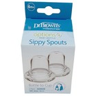 Dr  Browns Milestones Options  Sippy Spouts 2-pack Narrow Soft 100  Silicone 6m 