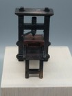 Vintage Miniature Printing Press Die Cast Pencil Sharpener In Box Hong Kong  