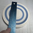 Carrigaline Pottery Ireland 6 5    Blue Stripped Plate