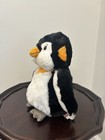 Webkinz Penguin Hm132 Plush Stuffed Animal Toy No Code Ganz Black White Gold