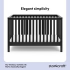 4-in-1 Convertible Crib Black Hillcrest Toddler Daybed Full Storkcraft