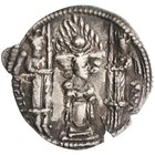 Sasanian  Varhran V  420-438   Silver Drachm  2 64g   420-438 Ce  Clipped 