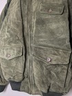 Vintage Polo Country Ralph Lauren Green Suede Leather Jacket Men   s  Large