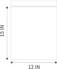 12  X 15   100 Bags  2 Mil Clear Reclosable Zip Plastic Poly Bags With Resealab