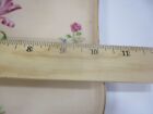 Vintage 4pc Porcelain Dresser Vanity Set Floral   Butterfly Design Unmarked