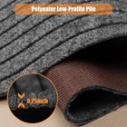 Hallway Runner Rug With Rubber Backing  Laundry Room Rug Non Slip  Washable