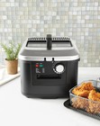 Mainstays 4 Liter Electric Deep Fryer Matte Black Adjustable Temp