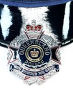 Vintage Queensland Police Sergeant Cap   Two Service Badges