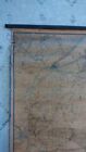 Antique 1898 Wisconsin Railroad Map Canvas Vintage D j  Mckenzie 34x43in 