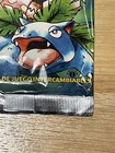 Pokemon Tcg Base Set Spanish 1st Ed  1999 Venusaur Booster Pack Empty Wrapper