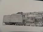  759 Nickel Plate Railroad Steam Locomotive 1967 Art Print 2-8-4 Berkshire  17x7