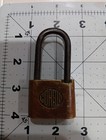 Corbin Long Padlock Missing Key Vintage Antique 
