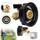 275-330 Gallon Ibc Tote Tank Adapter 2  Coarse Thread Brass Hose Faucet Valve