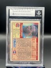 Pro Set 1989 Thurman Thomas Rc  32 Autographed Bgs Bas Buffalo Bills Nfl Card