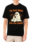 Funny Skeleton With Coffee Graphic Retro Halloween Holiday Streetwear T   shirt