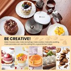 12-piece Stainless Steel Round Biscuit Cutter Set - 1 2 3 4 5 Inch Molds