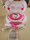 Hello Kitty Kt2003b Cd Karaoke  Player 2 Microphone Charger   Holder Tested Euc