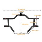 1 25  Engine Guard   Saddlebag Crash Bar For Harley Road King Street Glide 09-24