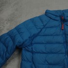 Patagonia Jacket Boys Medium Blue Down Fill Full Zip Outdoor Lightweight
