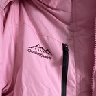 Outdoorjackets Waterproof Wind-resistant Hooded Parka Jacket Pink Women Size L