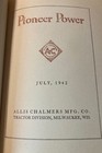 Rare 1942 Wartime Pioneer Power Story Of Growth   Development Of Allis Chalmers