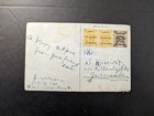 1925 Palestine Postcard Cover Tel Aviv To Jerusalem Handshake Flowers