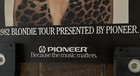 Blondie 1982 Tour Promo Poster Pioneer The Hunter Rare