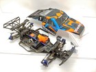 Used  Traxxas Slash 4x4 Ultimate 1 10 Short Course Truck Roller Slider Chassis