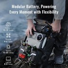Coalax Outdoor Camping Power Drone Camera Lighting Professional Portablebackpack