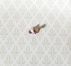 Dollhouse Miniature Baby Pacifier Pink 1 12 Scale Nursery Tiny Painted Metal