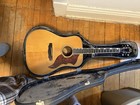 1976 Vintage Guild Customized D40 Dreadnaught  One Of A Kind Ebony   Abalone