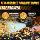 Cordless Leaf Blower With 2 X 4 0ah Battery And Charger  Turbo Air Jet Blower