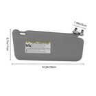 For 2007-2011 Toyota Camry Gray Sun Visor Left Driver Side With Sunroof   Light